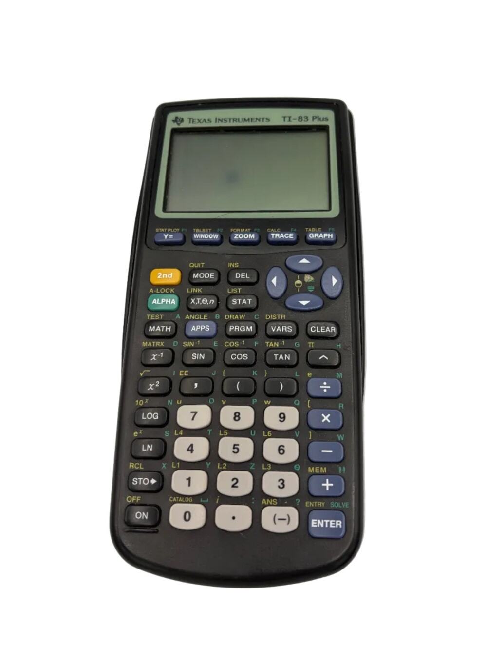 Vintage Texas Instruments TI-83 Plus Graphing Calculator - Black